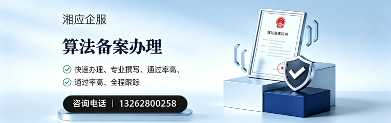 眉山算法备案申报服务