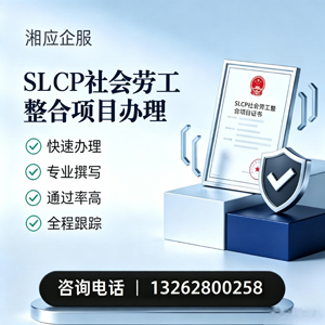 眉山SLCP社会劳工整合项目申报服务