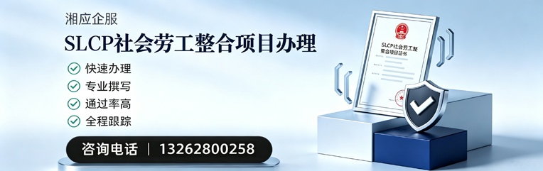 眉山SLCP社会劳工整合项目申报服务