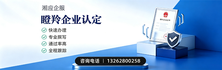 眉山瞪羚企业认定申报服务