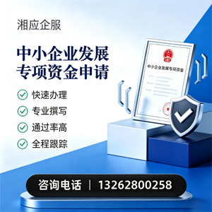 眉山中小企业发展专项资金申报服务