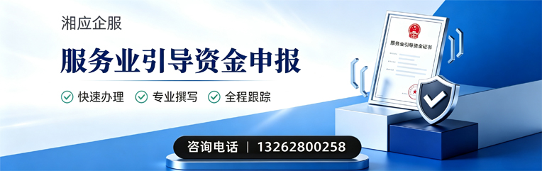 眉山服务业引导资金申报服务