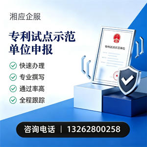 眉山专利试点示范单位申报服务
