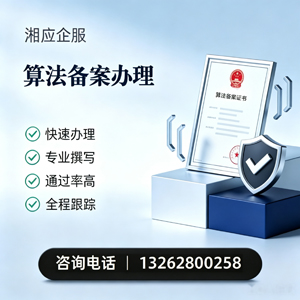 眉山算法备案申报服务