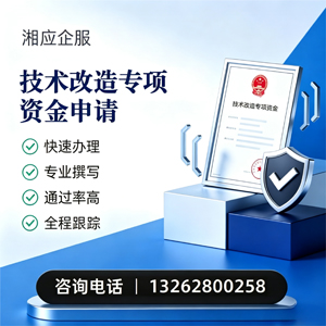 眉山技术改造专项资金申报服务
